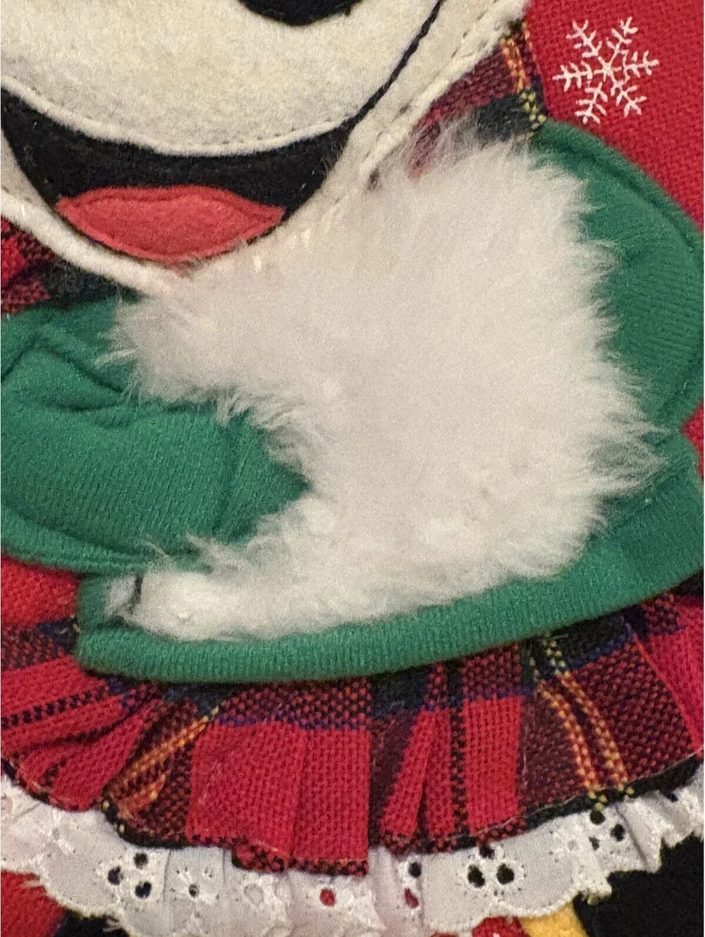 Vintage 90's Disney Store Minnie Mouse Christmas Stocking 20